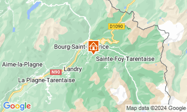 Mappa Les Arcs Chalet 128081