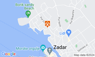 Mappa Zara (Zadar) Appartamento 24286
