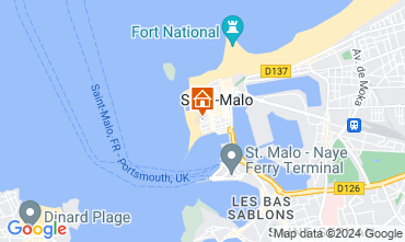 Mappa Saint Malo Appartamento 129036