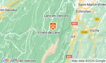 Mappa Villard de Lans - Correnon en Vercors Appartamento 18291