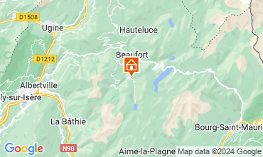 Mappa Areches Beaufort Appartamento 107182