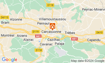 Mappa Carcassonne B&B 126050