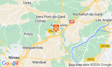 Mappa Vers-Pont-du-Gard Monolocale 128914