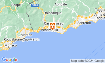 Mappa Ventimiglia Bungalow 127761