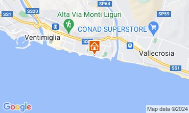 Mappa Ventimiglia Bungalow 127761