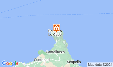 Mappa San Vito lo Capo Appartamento 113574