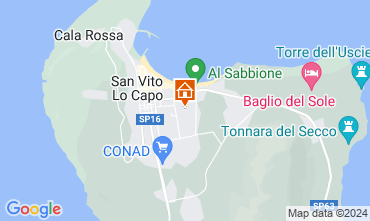 Mappa San Vito lo Capo Appartamento 113574