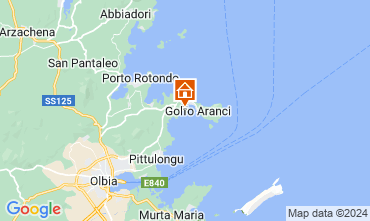 Mappa Golfo Aranci Appartamento 74915