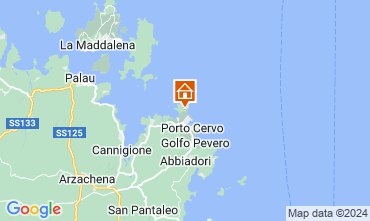Mappa Porto Cervo Villa  125078