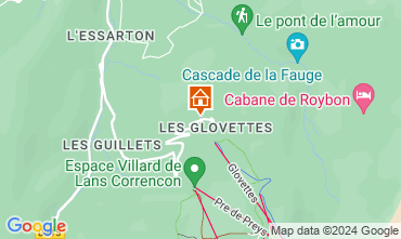 Mappa Villard de Lans - Correnon en Vercors Chalet 48608