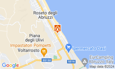 Mappa Roseto degli Abruzzi Appartamento 120177