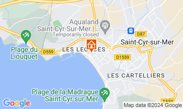 Mappa Saint Cyr sur Mer Monolocale 114105