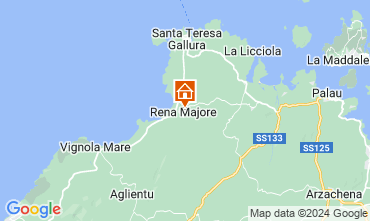 Mappa Santa Teresa di Gallura Villa  109655