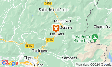 Mappa Les Gets Chalet 1350