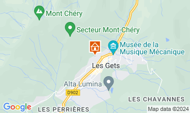 Mappa Les Gets Chalet 1350