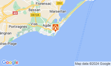 Mappa Cap d'Agde Appartamento 112976