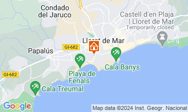 Mappa Lloret de Mar Appartamento 127672