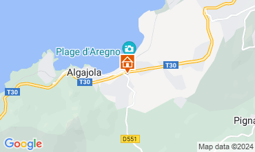 Mappa Algajola Appartamento 86904