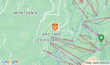 Mappa Les Arcs Appartamento 89727