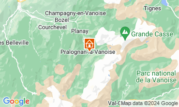 Mappa Pralognan la Vanoise Chalet 128407