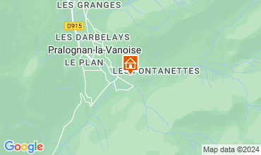 Mappa Pralognan la Vanoise Chalet 128407