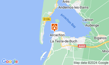 Mappa Arcachon Monolocale 112926