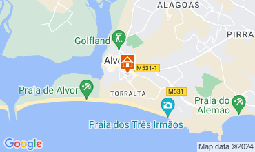 Mappa Alvor Appartamento 128142