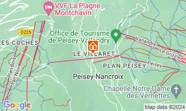 Mappa Peisey-Vallandry Appartamento 101665