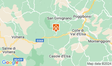 Mappa San Gimignano Appartamento 63249