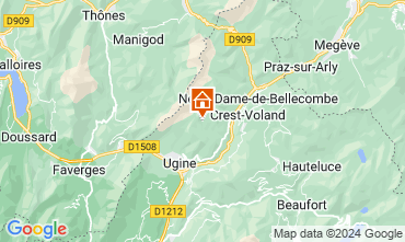 Mappa La Plagne Appartamento 120989