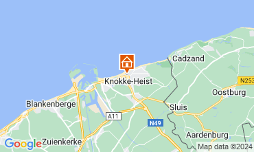 Mappa Knokke-le-Zoute Appartamento 67577