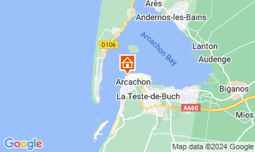 Mappa Arcachon Appartamento 83194