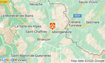 Mappa Montgenvre Chalet 59743