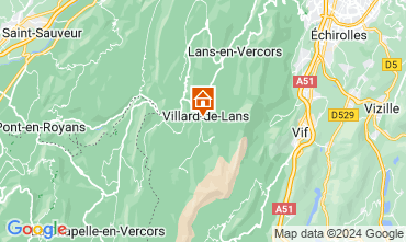 Mappa Villard de Lans - Correnon en Vercors Appartamento 128140