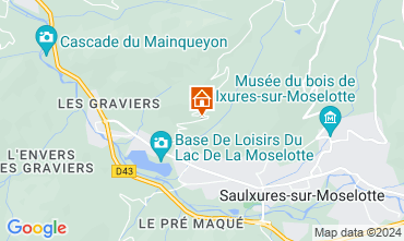 Mappa La Bresse Appartamento 117231