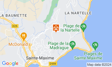 Mappa Sainte Maxime Villa  124581