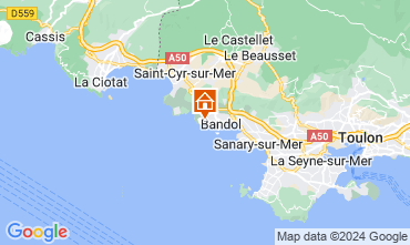 Mappa Bandol Appartamento 105620