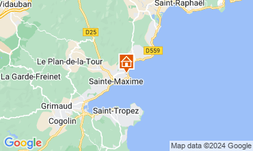 Mappa Sainte Maxime Villa  8541