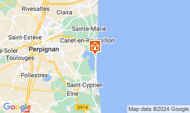 Mappa Canet-en-Roussillon Casa mobile 118829