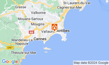 Mappa Juan les Pins Appartamento 114308