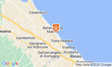 Mappa Bellaria Igea Marina Appartamento 129102