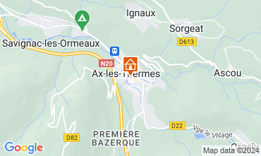 Mappa Ax Les Thermes Appartamento 68456