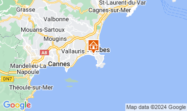 Mappa Juan les Pins Appartamento 78148