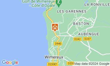 Mappa Wimereux Appartamento 19715