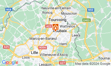 Mappa Lille Monolocale 126557