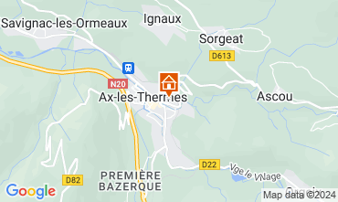 Mappa Ax Les Thermes Appartamento 127858