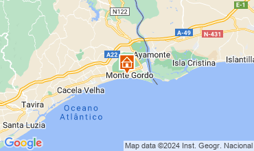 Mappa Monte Gordo Appartamento 121783