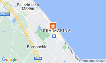 Mappa Bellaria Igea Marina Appartamento 82159