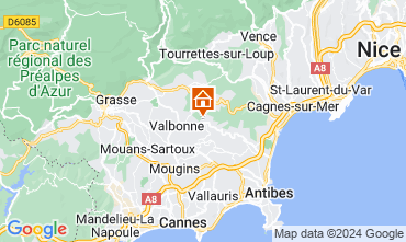 Mappa Valbonne Villa  129057