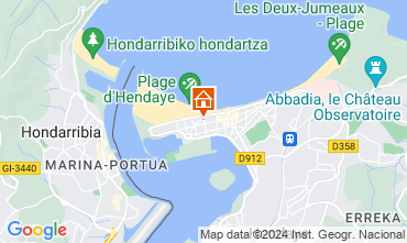 Mappa Hendaye Appartamento 112304